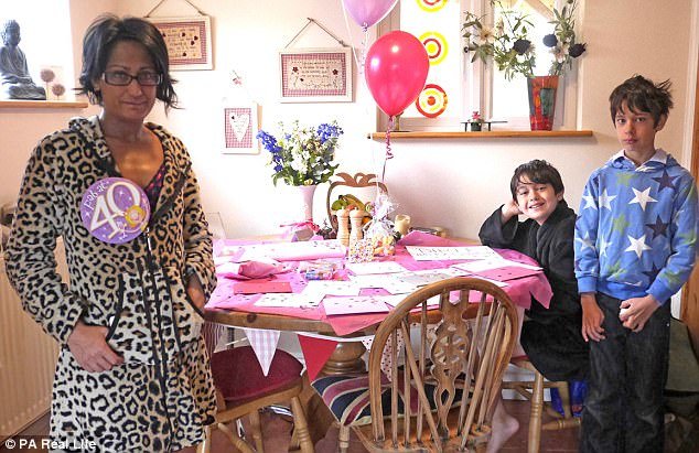 Her confidence and illness improved enough to celebrate her 40th birthday with loved ones